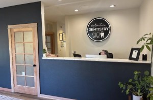 Front desk of office